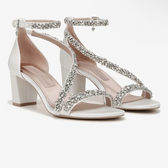 Pnina Tornai Shoes - Pnina Tornai for Naturalizer Ahava Satin Embellished Heels